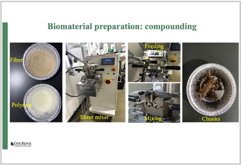 Biomaterial development and advanced manufacturing